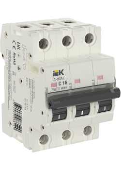 ARMAT Автоматический выключатель M06N 3P C 16А IEK