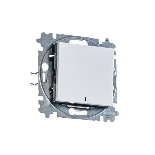 Выключатель 1-кл. СП Levit IP20 с подсветкой бел./дым. черн. ABB 2CHH590146A6062 Выключатель 1-кл. СП Levit IP20 с подсветкой бел./дым. черн. ABB 2CHH590146A6062