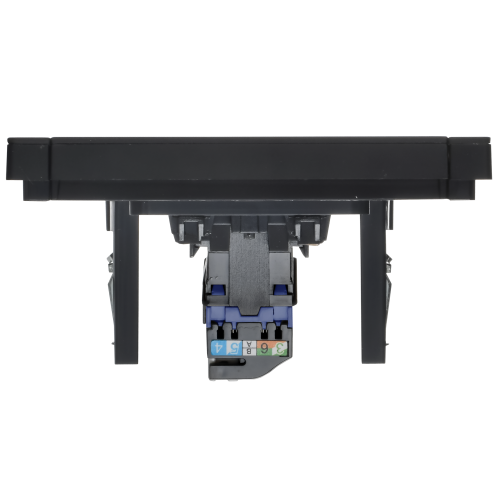 FORTE&PIANO Розетка компьютерная RJ45 кат.6 FP131M металл черный IEK FORTE&PIANO Розетка компьютерная RJ45 кат.6 FP131M металл черный IEK