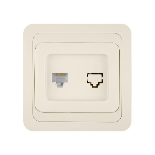Розетка компьютерная RJ-45 сл. кость Розетка компьютерная RJ-45 сл. кость