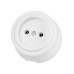 Розетка 2П 10А 250В белая «Виви» TDM Розетка 2П 10А 250В белая «Виви» TDM