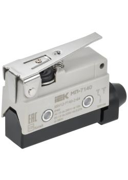 Микропереключатель концевой МП-7140 укороченный рычаг IP40 IEK