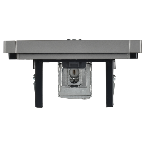 FORTE&PIANO Розетка TV проходная FP529 сталь IEK
