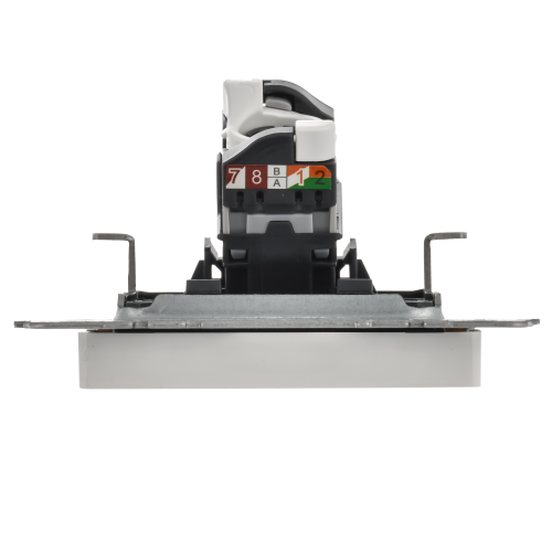 BRITE Розетка компьютерная RJ45 кат.5E РК10-БрБ белый BRITE Розетка компьютерная RJ45 кат.5E РК10-БрБ белый