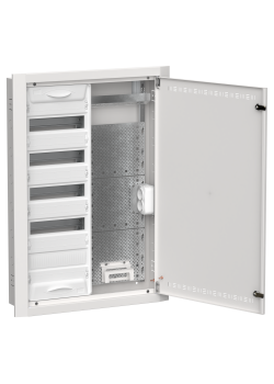 TITAN 5 Корпус комбинированный ЩРв-60 (2х60) 880х625х130мм IP30 белый IEK