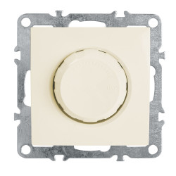 Выключатель диммирующий (механизм), STEKKER, PSW10-9106-02, 250В, 650W, серия Эрна, слоновая кость