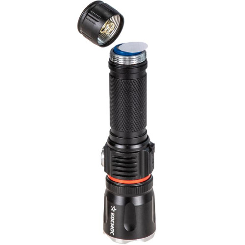 Фонарь ручной аккум. 4Вт T6LED/Li-ion18650 1200мА.ч алюм. КОСМОС (KOC811Lit) Фонарь ручной аккум. 4Вт T6LED/Li-ion18650 1200мА.ч алюм. КОСМОС (KOC811Lit)
