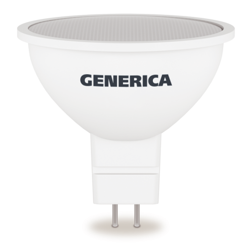 Лампа светодиодная MR16 софит 8Вт 230В 4000К GU5.3 GENERICA Лампа светодиодная MR16 софит 8Вт 230В 4000К GU5.3 GENERICA