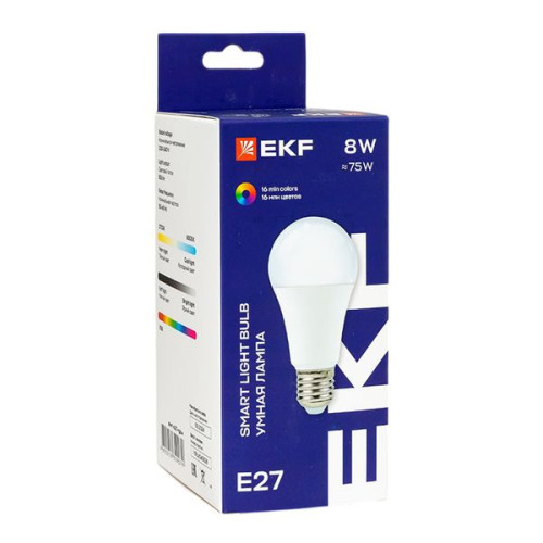 Умная лампа EKF Connect RGBW E27 Умная лампа EKF Connect RGBW E27