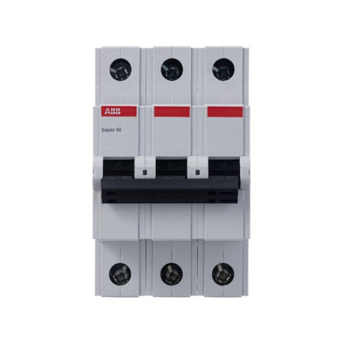 Выключатель автоматический модульный 3п C 25А 4.5кА Basic M BMS413C25 ABB 2CDS643041R0254 Выключатель автоматический модульный 3п C 25А 4.5кА Basic M BMS413C25 ABB 2CDS643041R0254