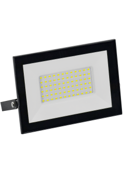 Прожектор светодиодный СДО 001-70 6500К IP65 черный GENERICA