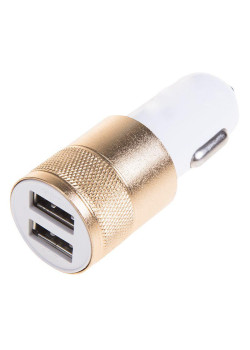 Автозарядка в прикуриватель 2хUSB (АЗУ) (1000+2100 mA) Rexant 18-1199