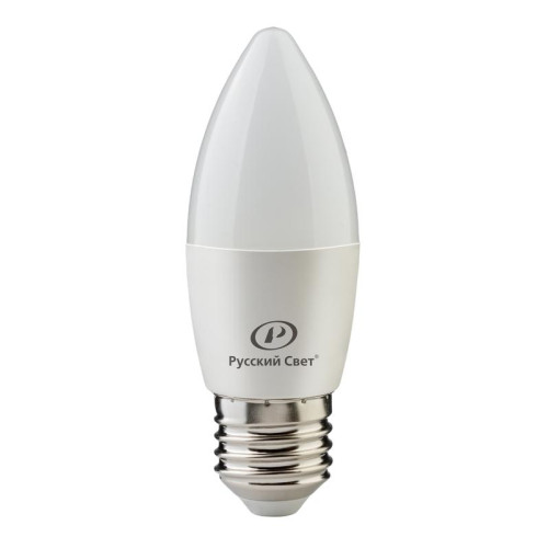 Лампа светодиодная RS LED C37 E27 6W 220-240V 2700К 6Вт свеча 600лм Ra 90 15010545060