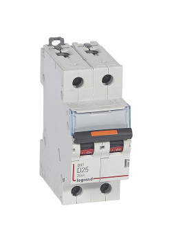 Авт.выкл.DX3 2П D25A 25кА LEGRAND