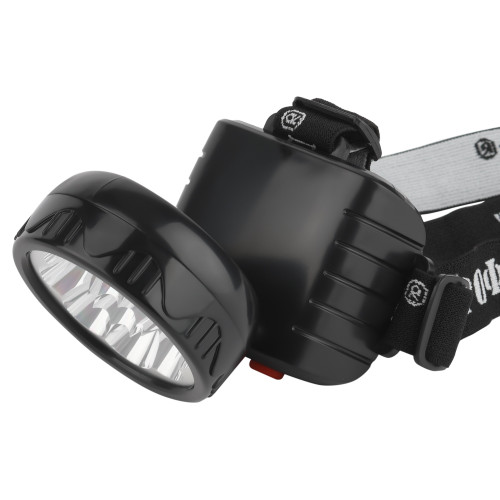 Фонарь налобный светодиодный/ Фонарь налобный светодиодный 4Вт 50Лм IP40 LED 2 режима аккумуляторный TG9 черный