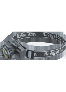 Фонарь светодиодный/ Фонарь светодиодный NPT-H42-ACCU 1LED, 1Вт + 1COB, 3Вт налобный аккумуляторный