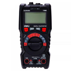 Многофункциональный цифровой мультиметр Deli DL334302 напряж. 0,2-600В, AC/DC, ЖК-дисплей
