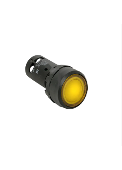 Кнопка с фиксацией с подсветкой OptiSignal Compact D22 C7-PHL-B510 желтая 1НО 24 В AC/DC XB7NJ05B1