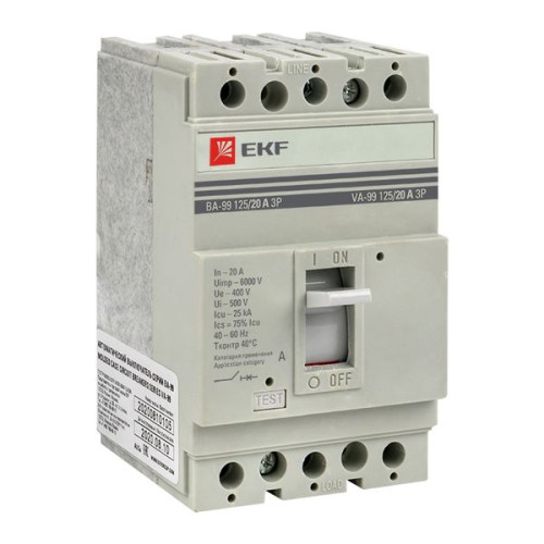 ВА-99 125/20А 3P 25кА EKF