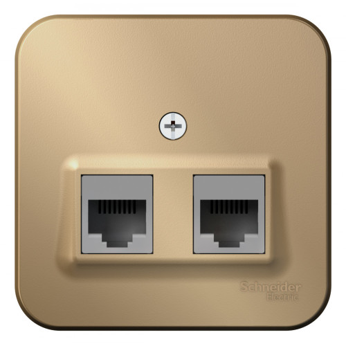 BLANCA О/У РОЗЕТКА двойная компьютерная RJ45, кат.5E, ИЗОЛ.ПЛ., ТИТАН BLANCA О/У РОЗЕТКА двойная компьютерная RJ45, кат.5E, ИЗОЛ.ПЛ., ТИТАН