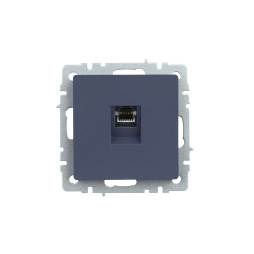 BRITE Розетка компьютерная RJ45 кат.5E РК10-БрМ маренго IEK