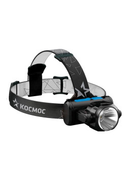 Фонарь аккумуляторный налобный XPE 3Вт COB 5Вт аккум. LI-on 1.2А.ч ЗУ Micro USB КОСМОС KOCH5WLi-On