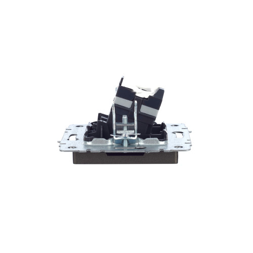 BRITE Розетка компьютерная RJ45 кат.5E РК10-БрТБ темная бронза IEK