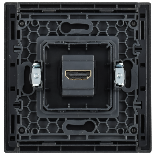 FORTE&PIANO Розетка HDMI FP540 сталь IEK FORTE&PIANO Розетка HDMI FP540 сталь IEK