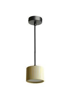 Светильник потолочный Feron Barrel HL4588 ARIA  levitation 12W, 230V, GX53, золото + черный, на подвесе 1,7 м