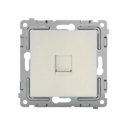 Розетка компьютерная 1-м СП Pixel RJ45 кат.5E механизм беж. TOKOV ELECTRIC TKE-PX-RC1-C02