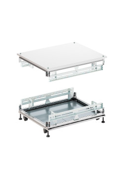 Крыша основание сплошные IT-CQE 800x1000, RAL7035