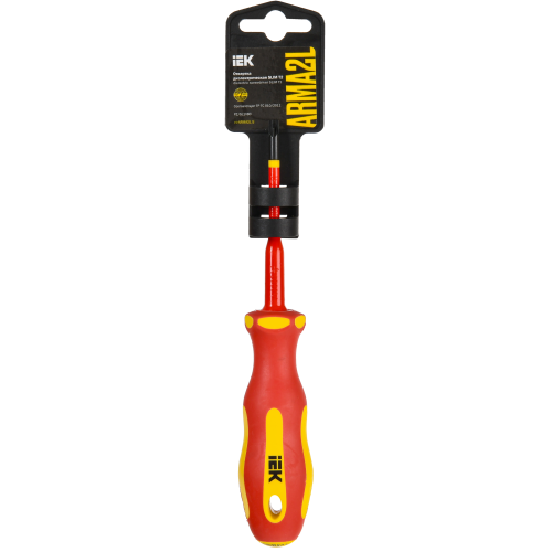 ARMA2L 5 Отвертка диэлектрическая SLIM PZ/SL1х80 Т2 IEK