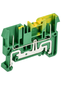 ARMAFIX Клемма пружинная CX2,5-2B PE разъемная 2,5мм2 (2 разъема) заземляющая IEK