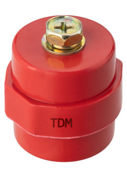 Изолятор SM30 силовой Н30хD27хМ6мм с болтом TDM