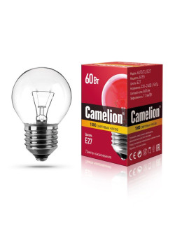 Лампа накаливания MIC D CL 60Вт E27 Camelion 8973
