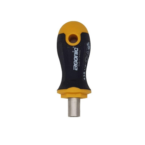 Отвертка Ergonic Stubby под биты 1/4дюйм FELO 46902640 Отвертка Ergonic Stubby под биты 1/4дюйм FELO 46902640