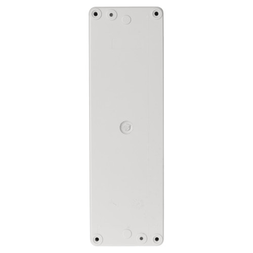 Корпус КП104 c козырьком для кнопок, 4 места, ABS желтый, IP66 TDM