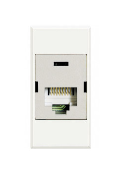 Роз Axolute Разъём RJ45, 6 FTP, 110 IDC, цвет белый