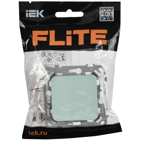 FLITE Выключатель 1-клавишный 10А ВС11-1-0-ФлХЛ холодный лед IEK FLITE Выключатель 1-клавишный 10А ВС11-1-0-ФлХЛ холодный лед IEK