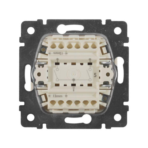 Выключатель 2-кл. СП Valena 10А IP31 250В механизм сл. кость Leg 774305