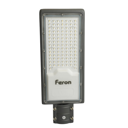 Светодиодный уличный консольный светильник Feron SP3033 100W 6400K 230V, серый
