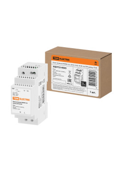 Блок питания HDR30-24, 220 В, 24 В, 30 Вт (на DIN-рейку) TDM