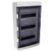 Бокс модульный накладной PDB/W 4036 GR (ЩРН-ПГ-36) IP65 пластик. Pro JazzWay 5072169