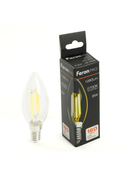 Лампа светодиодная Feron.PRO LB-1208 Свеча E14 1280LM 8W 175-265V 2700K
