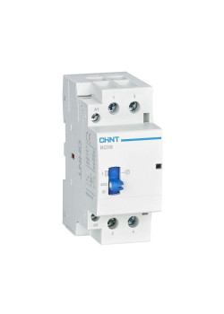 Контактор модульный NCH8-40M/20 AC 220-240В 50/60Гц ручное управление (R) CHINT 257436