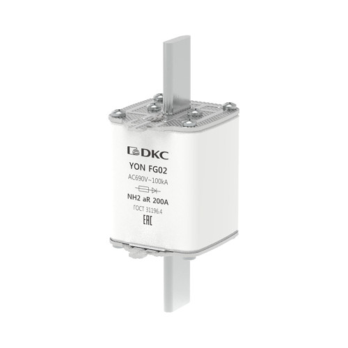 Предохранитель YON ножевого типа FG2 200А 690V характеристика aR