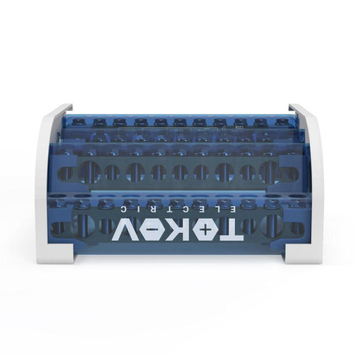 Шина на DIN-рейку в корпусе (кросс-модуль) 4 группы по 11 отверстий 125А TOKOV ELECTRICT KE-DBTB-125-4-11/3L+PEN Шина на DIN-рейку в корпусе (кросс-модуль) 4 группы по 11 отверстий 125А TOKOV ELECTRICT KE-DBTB-125-4-11/3L+PEN