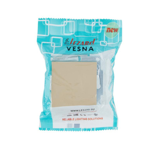 Выключатель VESNA зол. LEZARD 742-3688-100 Выключатель VESNA зол. LEZARD 742-3688-100