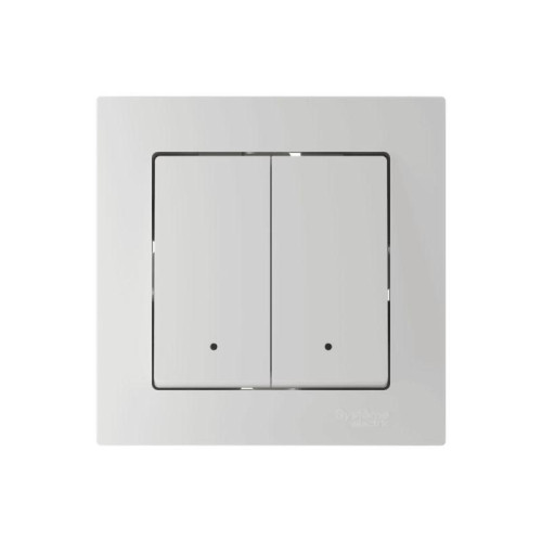 Выключатель 2-кл. AtlasDesign Smart 10А (сх. 5) L+N с подсветкой Zigbee механизм бел. SE ATN000153Z Выключатель 2-кл. AtlasDesign Smart 10А (сх. 5) L+N с подсветкой Zigbee механизм бел. SE ATN000153Z