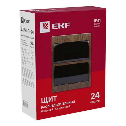 ЩРН-П-24 темное дерево IP41 PROXIMA EKF ЩРН-П-24 темное дерево IP41 PROXIMA EKF